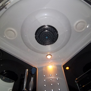 Cabine de douche vapeur carrée en ABS de 5 mm, polie, coulissante, au design moderne, portable pour hôtels et salles de bain - Product Image 3