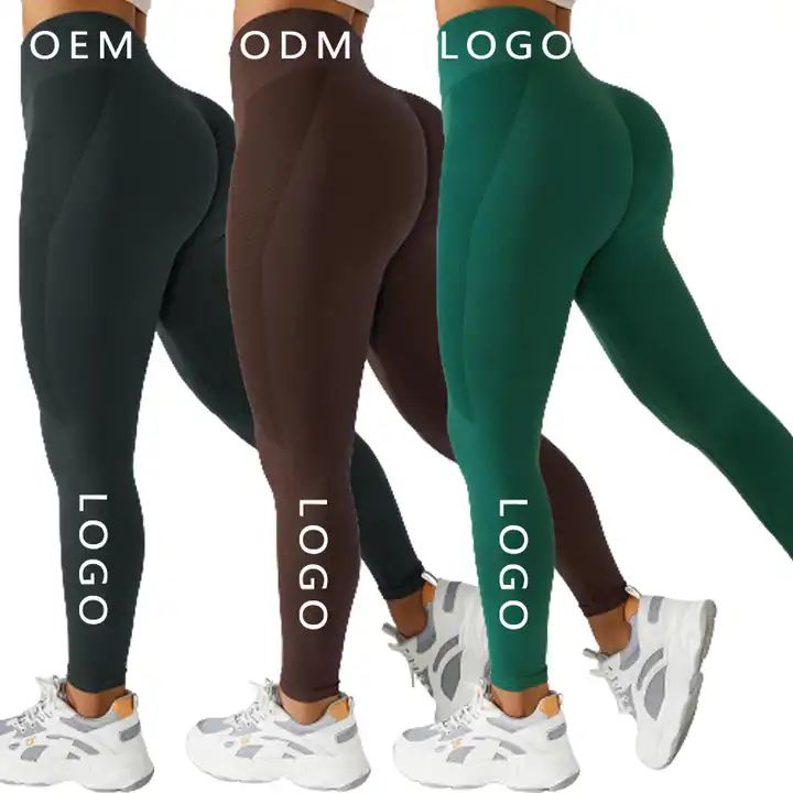 Uveng SOISOU Nylon Leggings Women Yoga Pant Tights High Waist Elastic  Breathable Gym Fitness Sport Pants No T Line pantalones de mujer | Nylon  leggings, Yoga pants women, Outfits with leggings