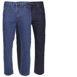Men's Casual Solid Denim <b>Jeans</b> Premium Cotton Straight Leg Regular Fit Eco-Friendly Waterproof Lightweight <b>Soft</b> Fabric High - Product Image 1