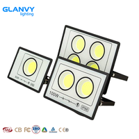 Projecteur LED COB extérieur étanche 50W 100W 200W 300W 500W 800W 1000W, boîtier fin, 220V, IP66, 6000K, lumière du jour, certifié CE
