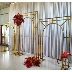 Arco de Boda de Acero Inoxidable Personalizado de Fábrica Furun, Duradero, Ecológico, Desmontable, Ancho Personalizable, Acabado Dorado, para Fiestas - Product Image 6