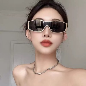 Metal Retro Connected <b>Sunglasses</b> UV400 PC Lens Unisex Outings Cycling Driving Stage Parties - Product Image 3