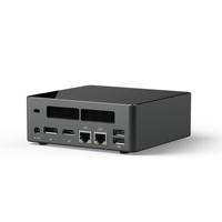 Mini PC Compacto AMD Ryzen 7 7840H 8C16T, 16GB DDR5 NVMe SSD Radeon 780M, Win11 Linux, Computadora de Escritorio Pequeña para Negocios y Oficina