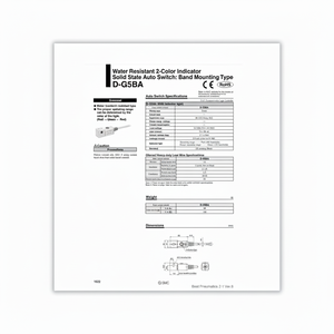Interruptor automático SMC Pneumatics, producto de alto rendimiento en la categoría, el que se puede ver en la lista de productos - Product Image 1