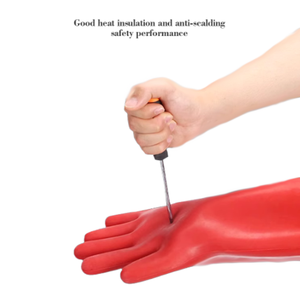 Guantes de Goma Aislantes de Alto Voltaje para Electricistas, Guantes de Protección de Seguridad para Trabajos Eléctricos - Product Image 5