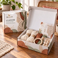 Boîte d'expédition pliable en carton ondulé E-Flute brillant personnalisée pour l'emballage d'abonnements e-commerce