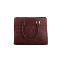 Sac fourre-tout en cuir véritable noir à motif alligator avec fermeture éclair, deux poignées, sac à bandoulière pour femme, usage quotidien, style minimaliste