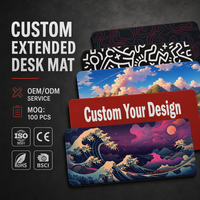 Tapis de souris personnalisé XXL en tissu polyester imperméable, tapis de jeu, tapis de bureau, tapis de souris par sublimation, tapis de jeu personnalisé