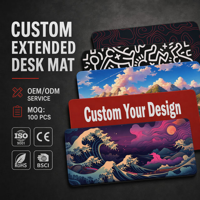 Custom Mauspad Desk Pad XXXL Waterproof Polyester Fabric MousPad Gaming Mat Deskmat Sublimation Mous Pad Custom Gaming Pad