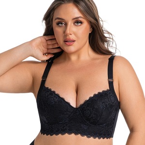 <span class=keywords><strong>Sujetador</strong></span> Push-Up Sexy Sin Costuras de <span class=keywords><strong>Encaje</strong></span> Tallas Grandes con Aros Antideslizantes, ¡El Más Vendido! - Product Image 1