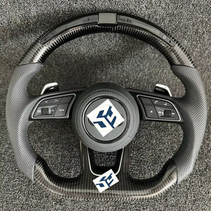 Volante Completo in Fibra di Carbonio LED Compatibile con Audi A3 A4 B9 A5 RS3 RS4 RS5 S3 S4 S5 S6 S7 RS6 RS7 B8.5 B8 R8 TTRS TTS TT Q3 - Product Image 1