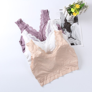 5875 nuovo Reggiseno di Pizzo Sexy Più Il Formato Petto Pad Rimovibile Raccogliere Sport <span class=keywords><strong>della</strong></span> Biancheria Intima di Sonno Femminile - Product Image 2