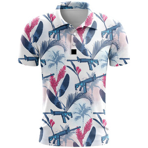 Camisa Polo de Golf de Diseño Personalizado, Estilo Urbano, Bordada, de Gran Tamaño, 90% Poliéster, 10% Elastano, de Alta Calidad para Hombre - Product Image 2