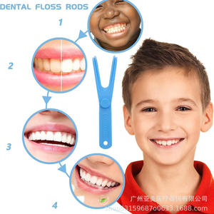 Porte-fil dentaire en forme de Y avec poignée antidérapante, cure-dents réutilisables, accessoires de nettoyage dentaire portables pour les dents - Product Image 4