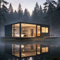 Villa préfabriquée de luxe en acier léger avec design 3D, maison modulaire préfabriquée, maison conteneur préfabriquée, villas préfabriquées à vendre