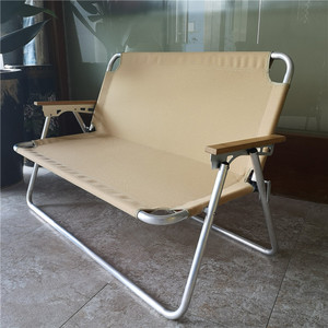 Ziedway — chaise <span class=keywords><strong>de</strong></span> Camping à Double sièges, mobilier d'extérieur pliable et Portable, causeuse, banc <span class=keywords><strong>de</strong></span> <span class=keywords><strong>jardin</strong></span> avec <span class=keywords><strong>coussin</strong></span> - Product Image 3
