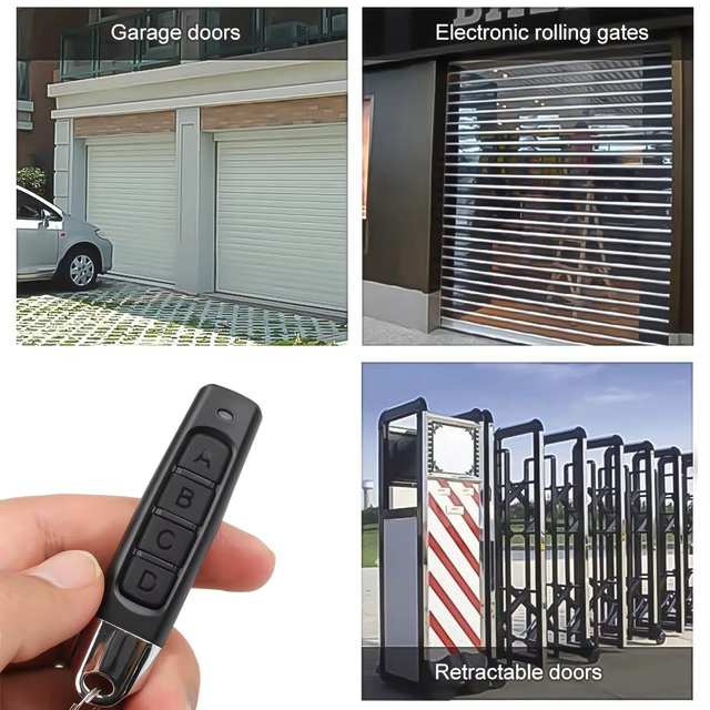 433mhz Remote Control Duplicator Universal Remote Key Clone Replacement Garage Door Keychain RF 433.92Mhz Transmitter