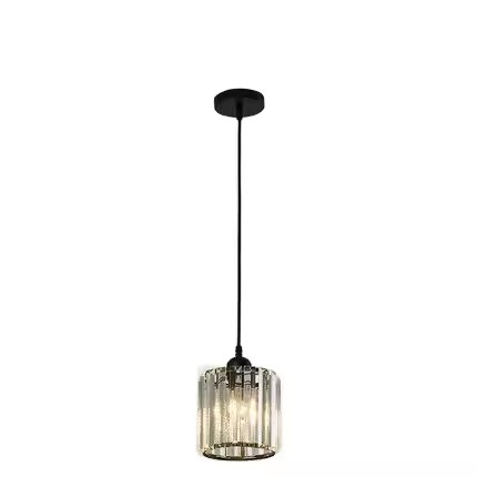 Gris, simple, diamètre 15 cm x hauteur 85 cm