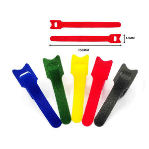 Anpassbare Farbe Logo Form Länge Wiederverwendbare Doppelseitige Nylon Klett-Kabelbinder - Product Image 2