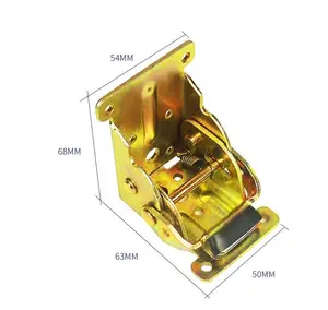 双制动器90度自锁折叠铁铰链桌椅家具铰链五金配件