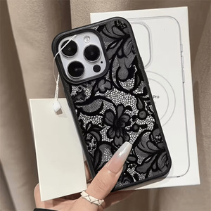 <span class=keywords><strong>Coque</strong></span> de téléphone magnétique 2-en-1 DIY personnalisable avec dentelle pour <span class=keywords><strong>iPhone</strong></span> 11 <span class=keywords><strong>12</strong></span> 13 14 15 16 17 Pro Max - Product Image 4