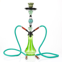 Nouvel ensemble complet de chicha arabe de luxe givré avec pipe en verre et accessoires pour fumer, idéal pour bars et KTV