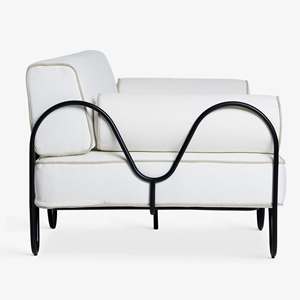 Divano in Metallo e Acciaio Impermeabile di Design Moderno e Vintage per Hotel, Villa, Balcone, Giardino e Patio - Product Image 4