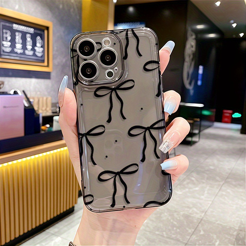 Space Case - Sheer Black Bow