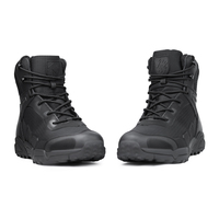 Bottes Tactiques d'Extérieur Légères, Antidérapantes avec Durabilité Militaire, pour Tous Terrains et Usage Professionnel