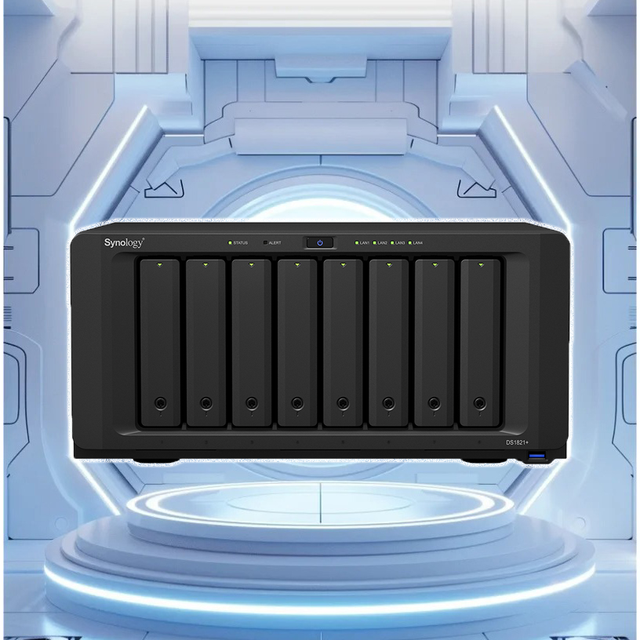 DiskStation DS1821+ 8-Bay NAS Network Storage Cloud Server (Drives Not Included) in Stock 1 Year Warranty