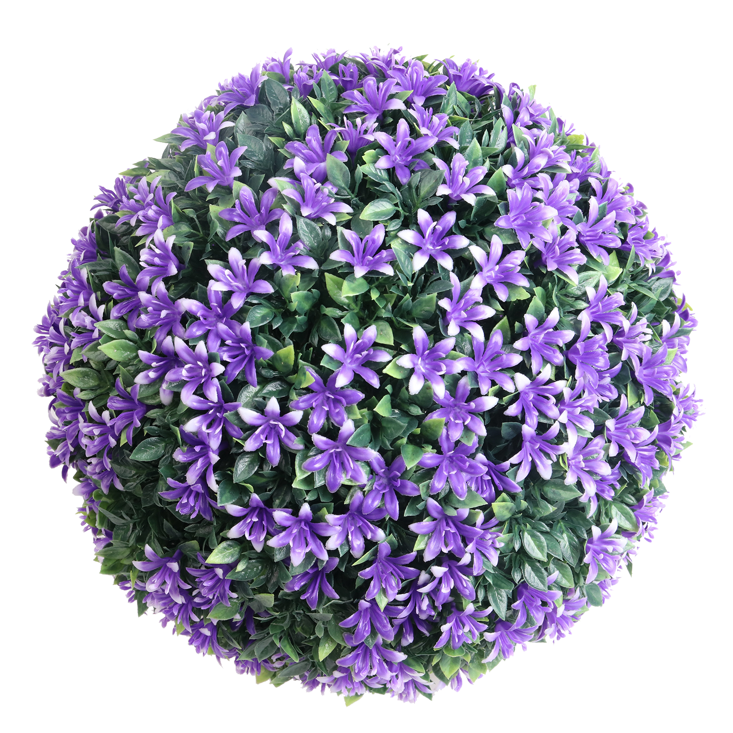 Boule de topiaire artificielle violet foncé