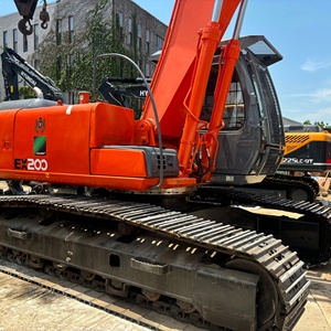 Excavadora de cadenas Hitachi EX200 de 20 toneladas, modelo 2020, equipo de construcción usado con cazo de excavación - Product Image 6