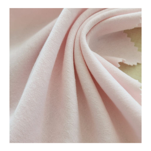 Tissu tricoté interlock KOLTUKSUZ écologique à haute élasticité, largeur 180 cm, 200 g/m², respirant, en coton peigné rose - Product Image 2
