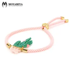 Moyamiya Wholesale Cactus bracelet jewelry Miyuki bracelet Glass seed Bead Handcrafted handmade Bracelet