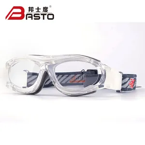 Gafas de Baloncesto BASTO BL028 para Niños, Nuevas, Populares, de Alta Calidad, Lentes Transparentes Antirrayaduras, Correa Flexible Ajustable - Product Image 1