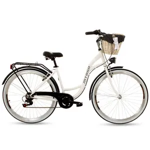 Bicicletta <span class=keywords><strong>da</strong></span> Città Classica <span class=keywords><strong>da</strong></span> <span class=keywords><strong>Donna</strong></span> a 7 Velocità di Fabbricazione Cinese con Cestino / Bici Retrò <span class=keywords><strong>da</strong></span> <span class=keywords><strong>Donna</strong></span> per Adulti OEM <span class=keywords><strong>da</strong></span> Condivisione - Product Image 1