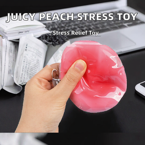 Nuevo Juguete Antiestrés Creativo de TPR con Forma de Durazno Jugoso de 6 cm para Niños y Adultos, Recuerdo - Product Image 2