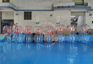 Venta caliente de fábrica tanto adultos como adolescentes pueden usar el cuerpo Zorb Bumper Ball Suit Inflable <span class=keywords><strong>Bubble</strong></span> Football Soccer Ball - Product Image 3