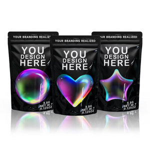 Mejores Bolsas Doypack de Papel de Aluminio de 3.5g, 7g, 14g, 28g, con Cierre Hermético, Impresión Personalizada, a Prueba de Olores, Resellables, de 1oz - Product Image 1