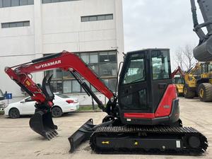Mini-pelleteuse Yanmar VIO 80 d'occasion de haute qualité, excavatrice sur chenilles de 8 tonnes en bon état à vendre - Product Image 2