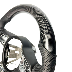 Volante de Fibra de Carbono para <span class=keywords><strong>Porsche</strong></span> 911 718 Cayman 718 <span class=keywords><strong>GTS</strong></span> <span class=keywords><strong>918</strong></span> Spyder CARRERA GT Cayenne GT2RS MACAN Panamera Taycan - Product Image 5
