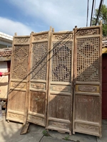 Écran chinois en bois sculpté Antique, 25 pièces, décoration murale, Partition