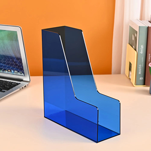 Chất lượng cao <span class=keywords><strong>Acrylic</strong></span> thư mục tập tin Bền phong cách trong suốt cho văn phòng nhà để tổ chức và lưu trữ tài liệu giấy tờ và các tập tin - Product Image 1