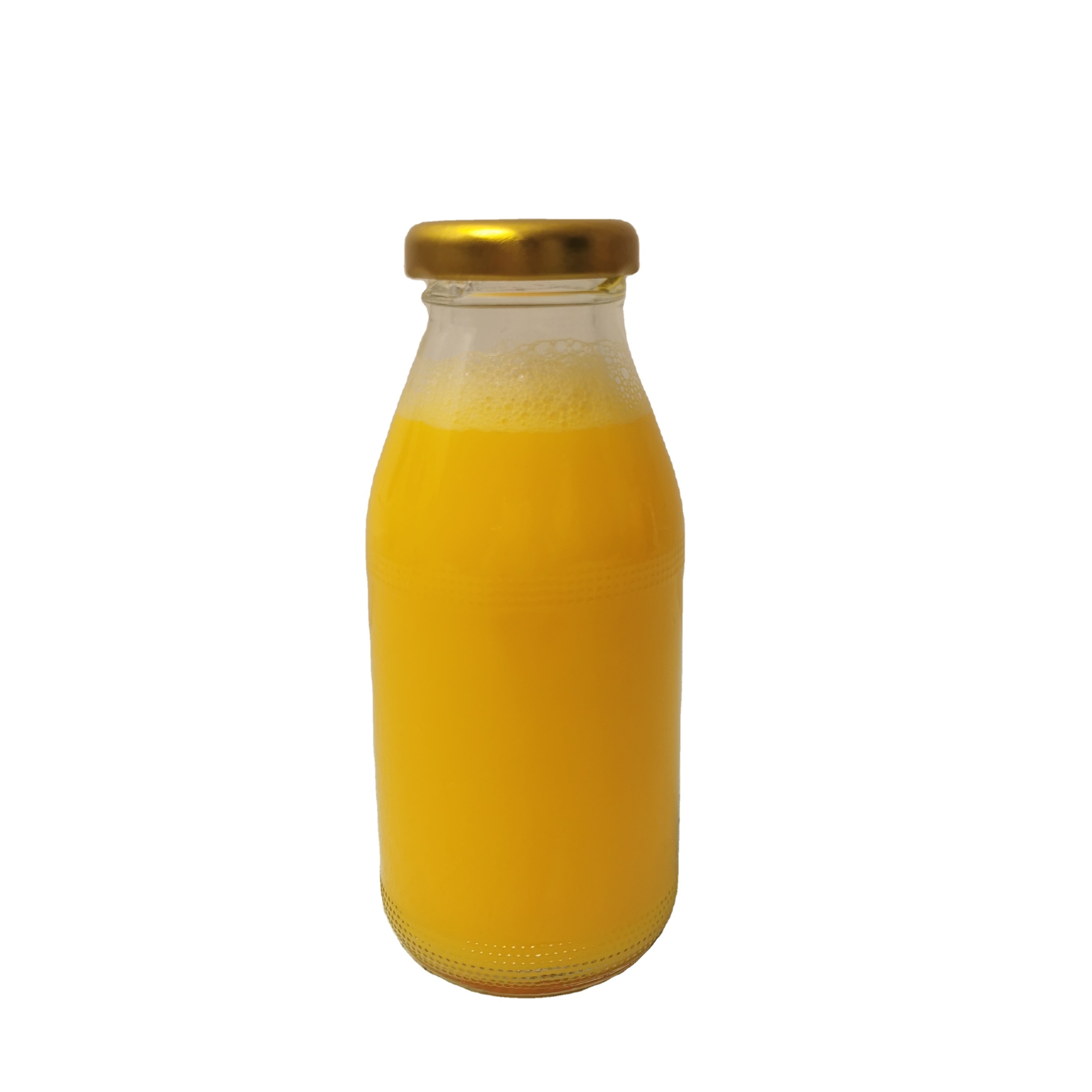 Glass Bottle with Metal Twist Lid For Juice Beverage Cheap Price With High Quantity