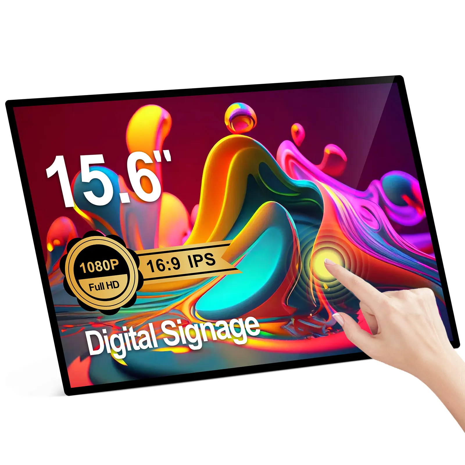 15.6 Inch Tablet Desktop Aanrecht Interactieve Self-Service Informatie Betaling Kiosk Digitale Bewegwijzering Reclame Display