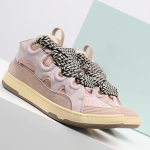 Baskets de créateur de haute qualité, style rétro, décontractées pour hommes, personnalisées, roses, à semelle épaisse, pour femmes, chaussures de marche pour homme - Product Image 6