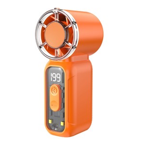 Mini ventilateur portatif sans lame avec écran numérique, alimenté par USB, pour une utilisation en extérieur - Product Image 1