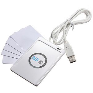 ACR122U Lectores de tarjetas NFC 13,56 MHz Lector de tarjetas IC inteligente sin contacto vinculado a PC Lectores de tarjetas de control de acceso RFID - Product Image 1