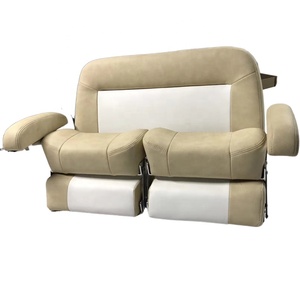 Sedile a panca per barca marina, comodo, imbottito, pieghevole, doppio, per yacht, barca, nave - Product Image 6