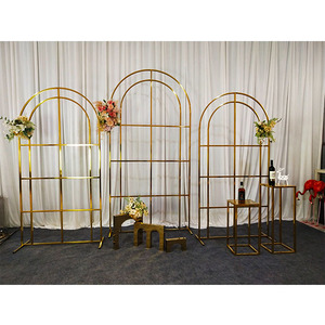 FURUN nouveauté décorations de mariage modernes en acier inoxydable fond moderne en acier inoxydable pour mariage moderne - Product Image 2